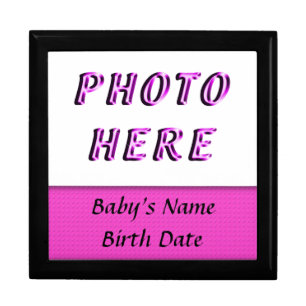 Personalized Keepsake Box for Baby Girl