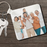 Personalized Keepsake Family Photo Keychain<br><div class="desc">Create a personalized keepsake with this custom double-sided photo keychain, perfect for showcasing extended family memories or even a family reunion! With space for two photos, it's a great way to feature your favorite family moments. Whether it's set up for extended family photos or a big family gathering, you can...</div>