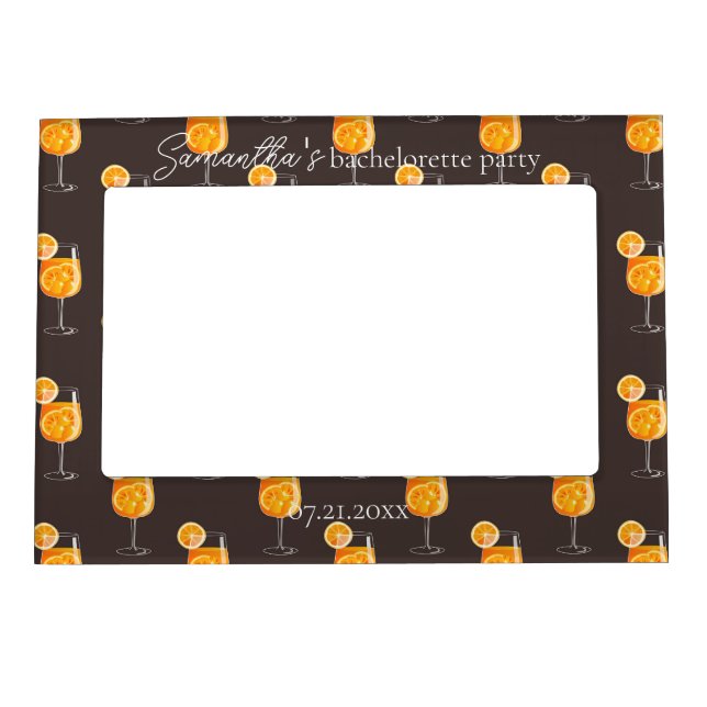 Personalized Keepsake for Bachelorette Party Magnetic Frame (Front)