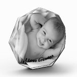 Personalized Keepsake Holiday  Grandpa Photo Block<br><div class="desc">“I Love Grandpa” Create your own precious photo block just for your special grandpa.  Add your favorite photo and gift this to grandpa.  Who wouldn’t love seeing their favorite faces every day with this perfect photo block.</div>