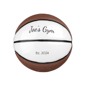 Personalized Keepsake Mini Basketball