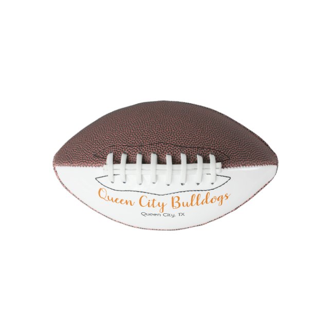 Personalized Keepsake Mini Football (Front)