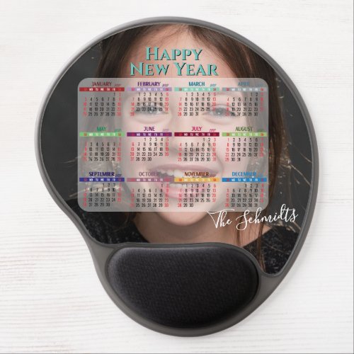 Personalized Keepsake Photo 2021Calendar Gel Mouse Pad