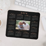 Personalized Keepsake Photo 2024 Calendar Mouse Pad<br><div class="desc">Create your own personalized 2024 calendar mouse pads with your own favorite photo and name.</div>
