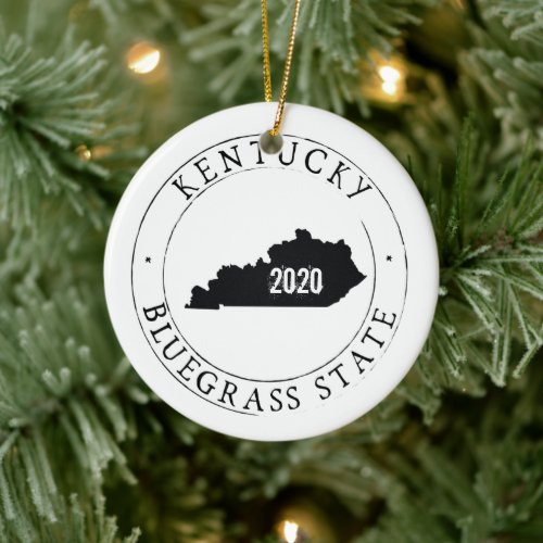 Personalized  Kentucky Ornament