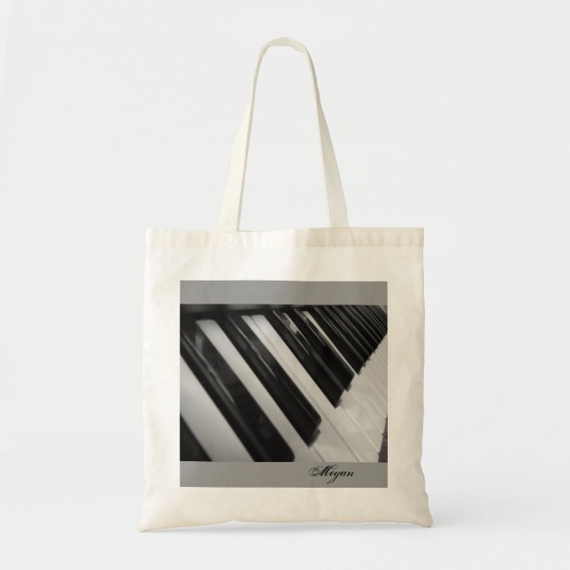 Personalized Keyboard Design Tote Bag (Front)