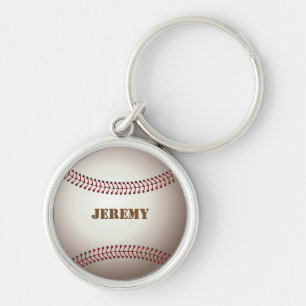 personalized keychain baseball sports custom