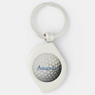 personalized keychain for golfers
