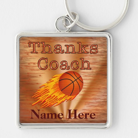 Personalized Keychains Basketball COACH Gift Ideas