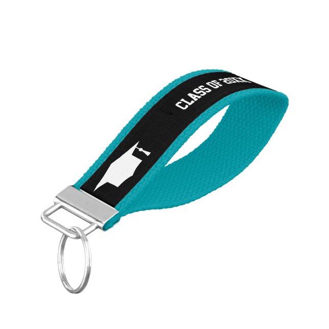 Personalized keychains for graduation party (Angled Down)