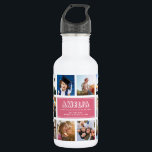 Personalized Kid Child Name Instagram Photos Pink Stainless Steel Water Bottle<br><div class="desc">Modern,  personalized Instagram photo collage water bottle for the best Back to School day Ever. A perfect gift also for a child's birthday! She'll love carrying his favorite people around wherever he goes and it will help ease anxiety over the first day of school. This is the pink version.</div>