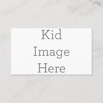 Personalized Kid Image Business Card by zazzle_templates at Zazzle