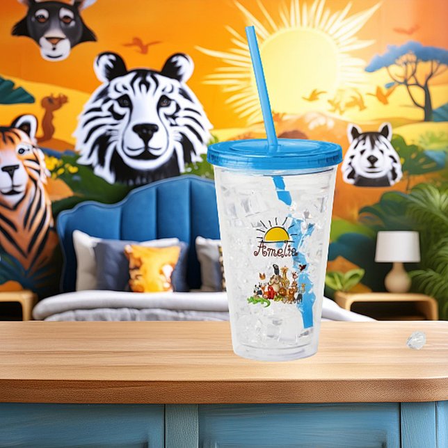 Personalized Kid's animals    Acrylic Tumbler (Creator Uploaded)