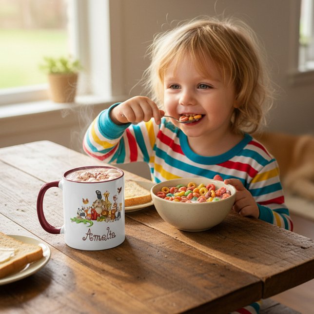 Personalized Kid's animals  Mug (Creator Uploaded)