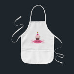 Personalized Kids Apron<br><div class="desc">This cupcake apron can be totally personalized by adding your child's name! If you would like help with customization, please click on the contact link to send the designer a personal message.</div>