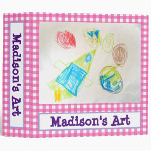 Children’s Wooden Art Binder