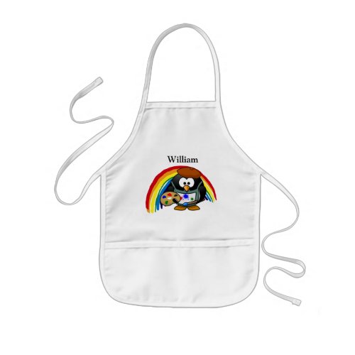 Personalized Kids Artist At Work Kids Apron