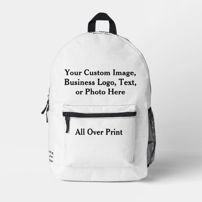 Personalized Kids Backpack, Custom Name Printed Backpack (Front)