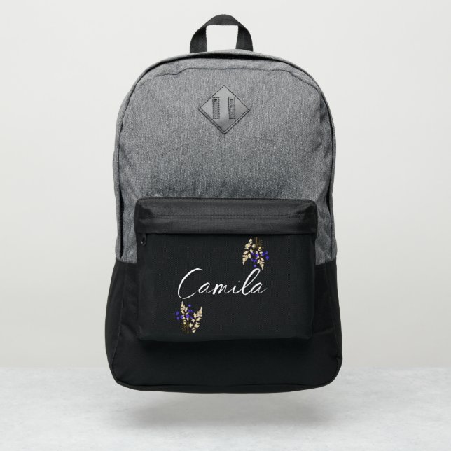 Personalized Kids Backpack, Custom Name School Bag (Front)