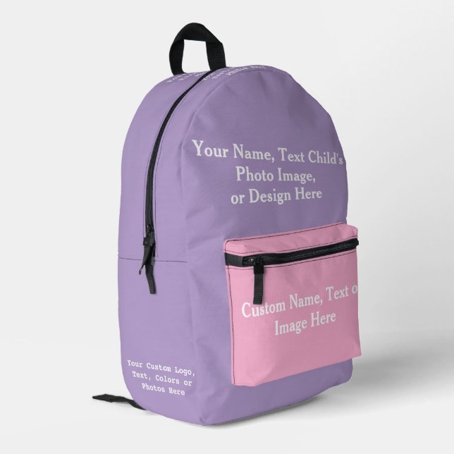 Personalized Kids Backpack + Free Name Tag (Back Corner Left)