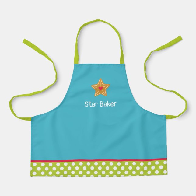 Personalized Kids Baking Apron (Front)