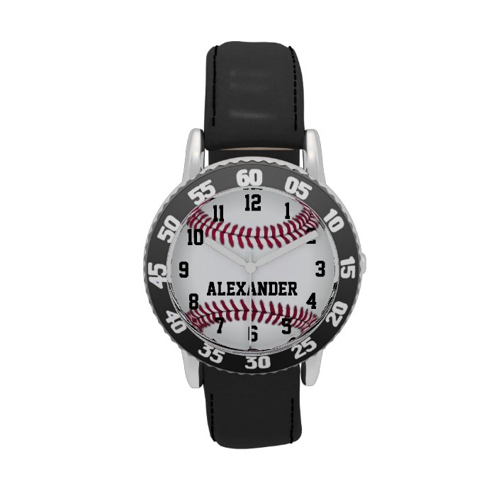 Personalized Kids Baseball Softball Watch