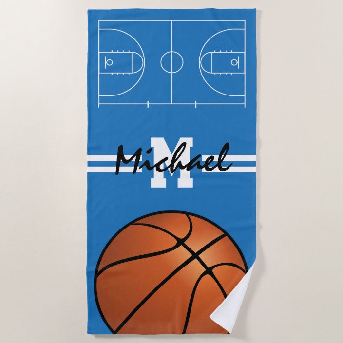 Personalized Kids Basketball Monogram 