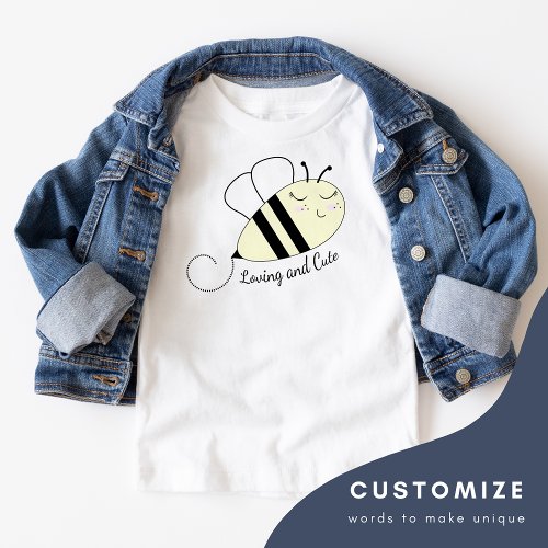 Personalized Kids Bee T_Shirt