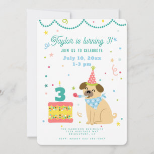 Personalized Kids Birthday Invitation