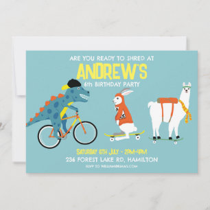Personalized Kids Birthday Party Invitation