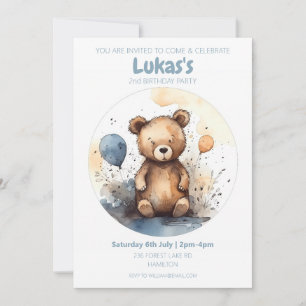 Personalized Kids Birthday Party Invitation