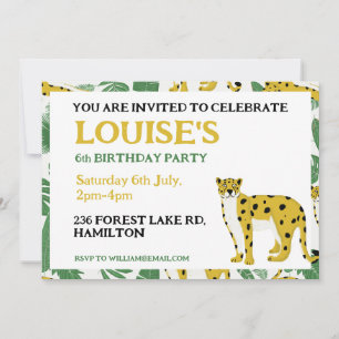 Personalized Kids Birthday Party Invitation