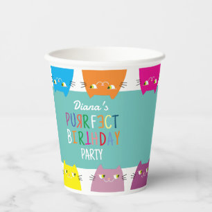 Personalized Kids Birthday Party Paper Cups