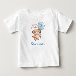 Personalized Kids Birthday T-Shirt, Custom Name Baby T-Shirt