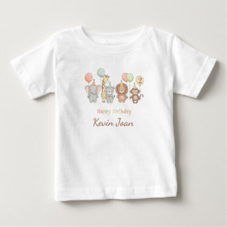 Personalized Kids Birthday T-Shirt, Custom Name Baby T-Shirt