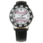 Personalized Kids Boys Baseball Watch