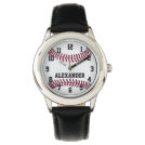 Personalized Kids Boys Baseball Watch Personalized Kids Boys Baseball Watch