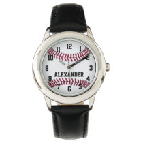 Personalized Kids Boys Baseball Watch Personalized Kids Boys Baseball Watch