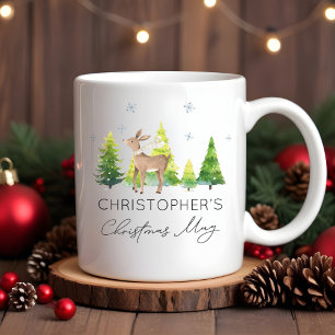 Personalized Kids Christmas Cute Hot Coco Mug
