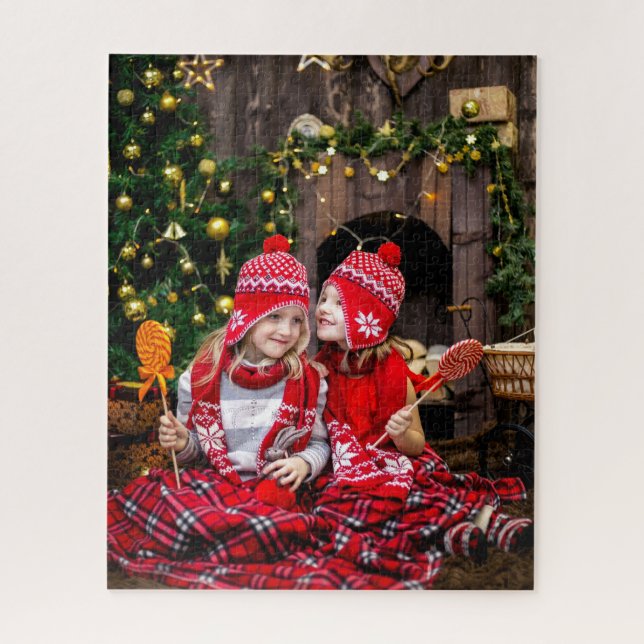 Personalized Kids Christmas Photo 520 pc Puzzle (Vertical)