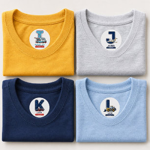 Personalized Kids Clothing Labels I J K L