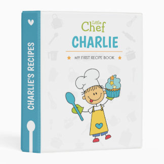 Personalized Kids Cookbook for Boys – Cupcake Them Mini Binder