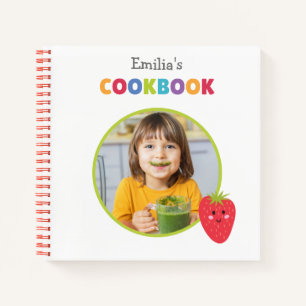 Personalized Kids Cookbook (Your Photo) Notebook
