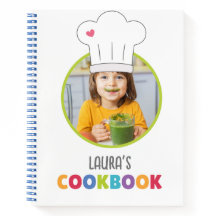 Personalized Kids Cookbook (Your Photo) 