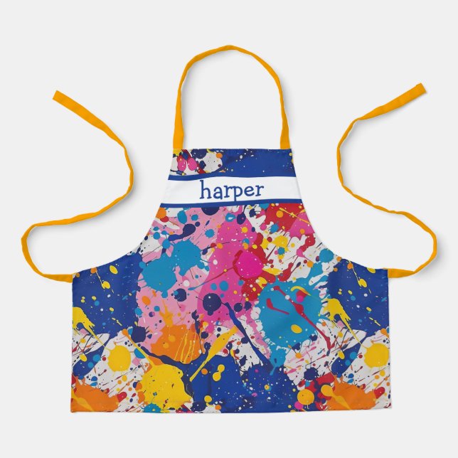 Personalized Kids Craft Apron (Front)