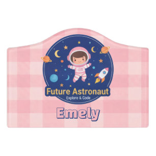 Personalized Kids Door Sign, Custom Name Room Sign