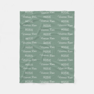Personalized Kids Fleece Blanket