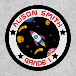 Personalized Kids Galaxy Travelling Patch