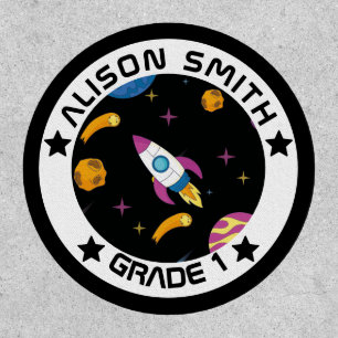 Personalized Kids Galaxy Travelling Patch