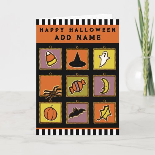 Personalized Kids Halloween Card